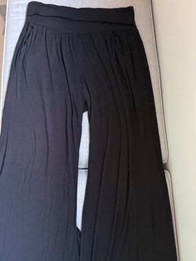 Athleta Black Wide-Leg yoga relaxation Pants